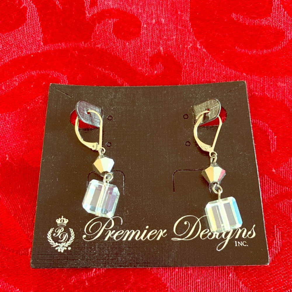 Premier Designs crystal earrings.